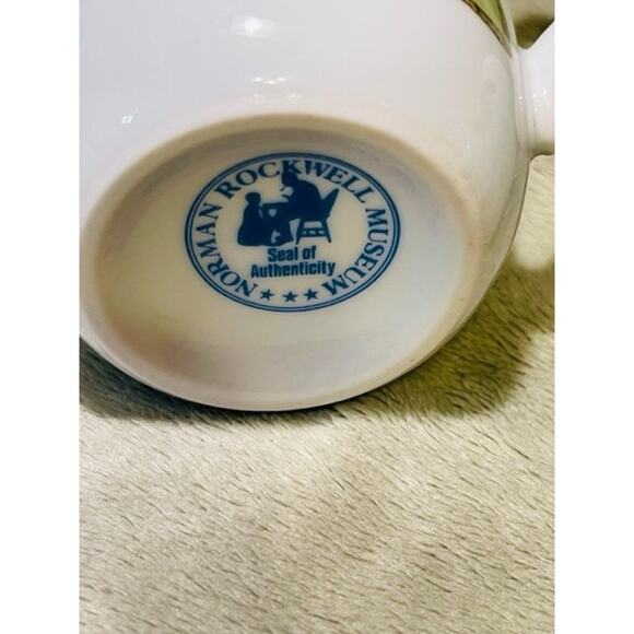 Vintage Pair of Authentic Norman Rockwell Museum Collector's Coffee Cups (1982) - Picture 6 of 6